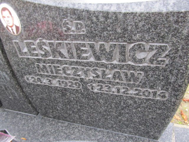Mieczysław Leśkiewicz 1929 Lewin Brzeski - Grobonet - Wyszukiwarka osób pochowanych