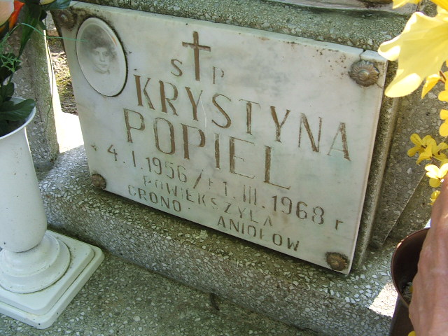 Krystyna Popiel 1956 Lewin Brzeski - Grobonet - Wyszukiwarka osób pochowanych