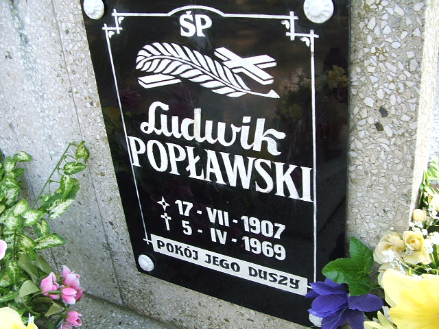 Ludwik Popławski 1907 Lewin Brzeski - Grobonet - Wyszukiwarka osób pochowanych