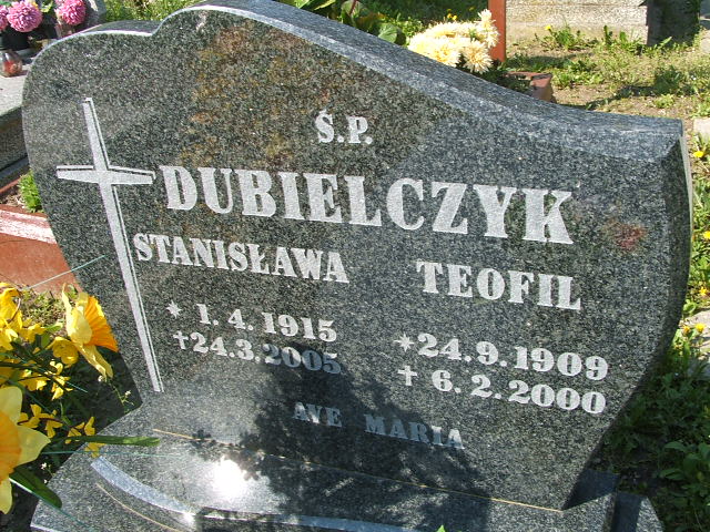 Stanisława Dubielczyk 1915 Lewin Brzeski - Grobonet - Wyszukiwarka osób pochowanych