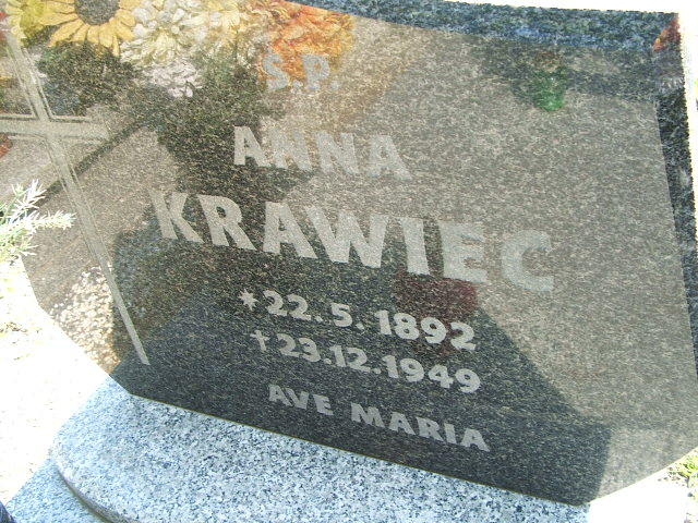 Anna Krawiec 1892 Lewin Brzeski - Grobonet - Wyszukiwarka osób pochowanych