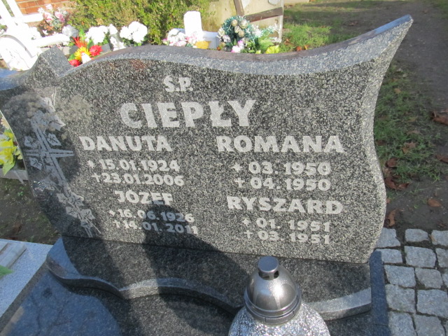 Romana Ciepły 1950 Lewin Brzeski - Grobonet - Wyszukiwarka osób pochowanych