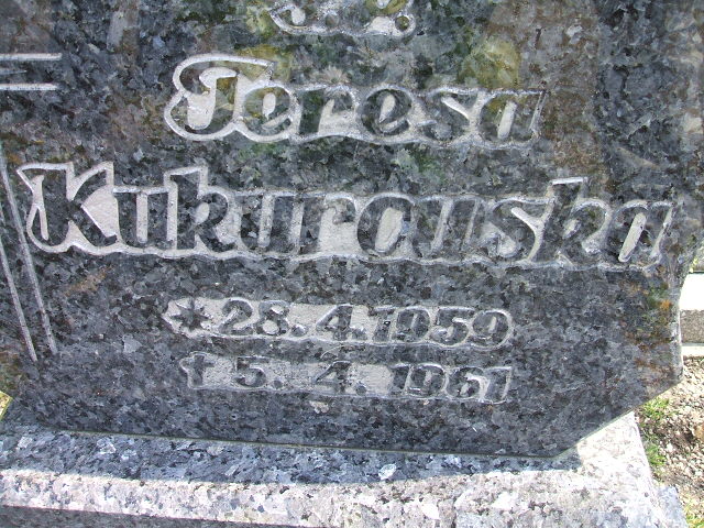 Teresa Kukurowska 1959 Lewin Brzeski - Grobonet - Wyszukiwarka osób pochowanych