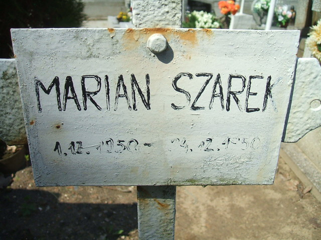 Marian Szarek 1950 Lewin Brzeski - Grobonet - Wyszukiwarka osób pochowanych