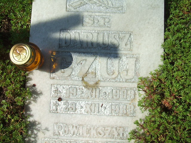 Dariusz Czuj 1988 Lewin Brzeski - Grobonet - Wyszukiwarka osób pochowanych