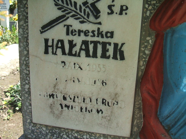 Teresa Hałatek 1955 Lewin Brzeski - Grobonet - Wyszukiwarka osób pochowanych