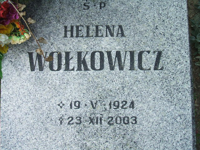 Helena Wołkowicz 1924 Lewin Brzeski - Grobonet - Wyszukiwarka osób pochowanych