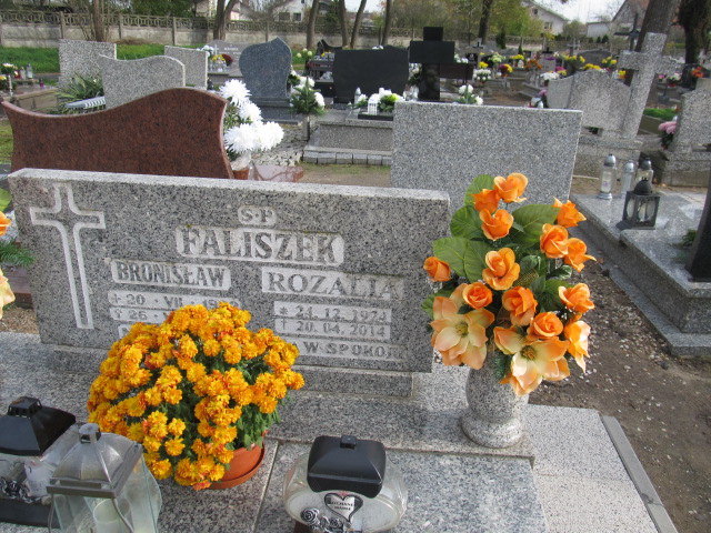 Rozalia Faliszek 1924 Lewin Brzeski - Grobonet - Wyszukiwarka osób pochowanych