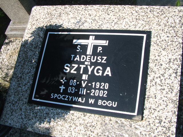 Tadeusz Sztyga 1920 Lewin Brzeski - Grobonet - Wyszukiwarka osób pochowanych