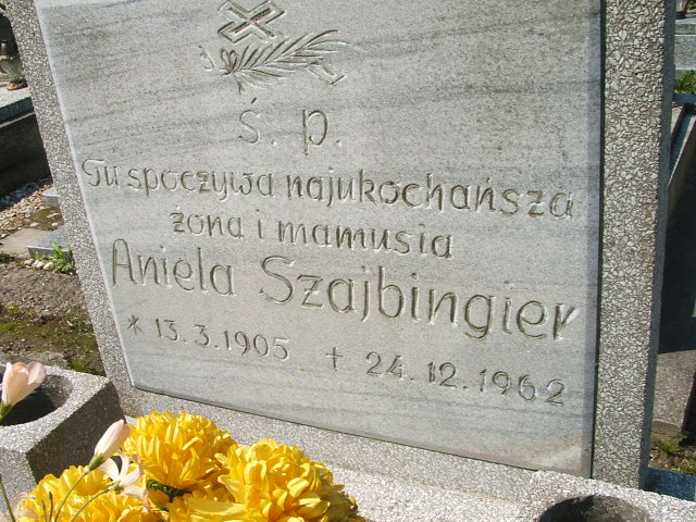 Aniela Szajbingier 1905 Lewin Brzeski - Grobonet - Wyszukiwarka osób pochowanych