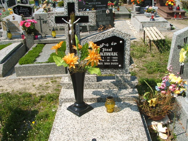 Józef Kiwak 1926 Lewin Brzeski - Grobonet - Wyszukiwarka osób pochowanych