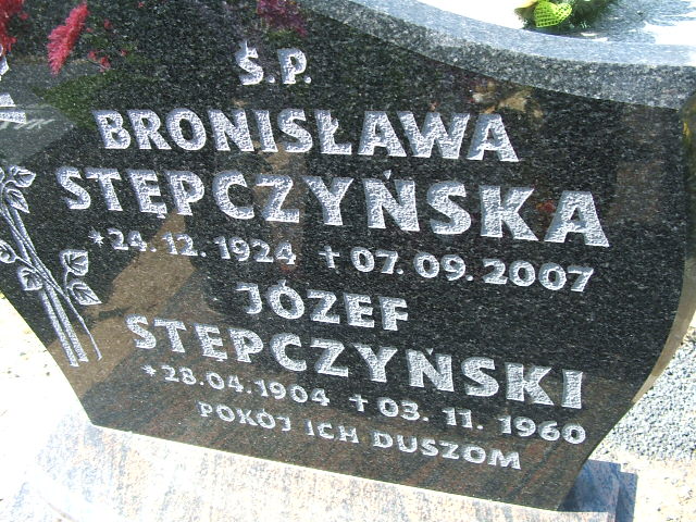 Bronisława Stępczyńska 1924 Lewin Brzeski - Grobonet - Wyszukiwarka osób pochowanych