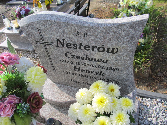 Czesława Nesterów 1950 Lewin Brzeski - Grobonet - Wyszukiwarka osób pochowanych