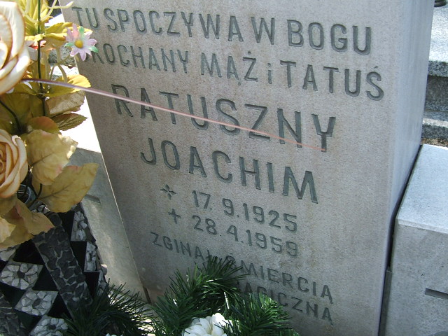 Joachim Ratuszny 1925 Lewin Brzeski - Grobonet - Wyszukiwarka osób pochowanych