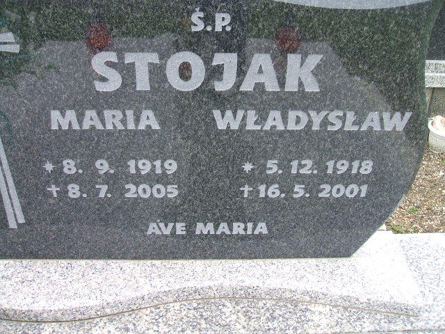 Grób Maria Stojak