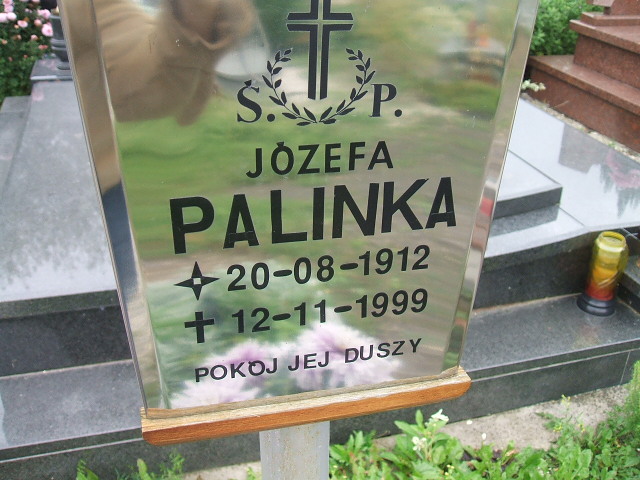 Józefa Palinka 1912 Lewin Brzeski - Grobonet - Wyszukiwarka osób pochowanych