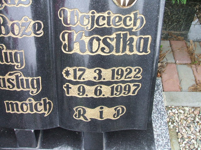 Wojciech Kostka 1922 Lewin Brzeski - Grobonet - Wyszukiwarka osób pochowanych