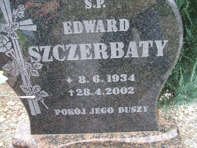 Edward Szczerbaty 1934 Lewin Brzeski - Grobonet - Wyszukiwarka osób pochowanych