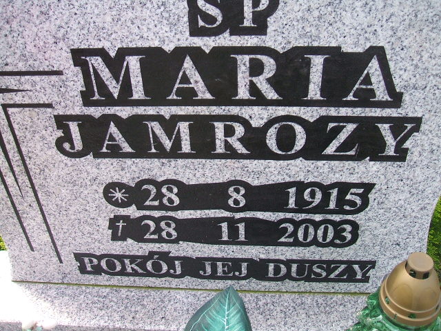 Jerzy JAMROZY 1939 Lewin Brzeski - Grobonet - Wyszukiwarka osób pochowanych